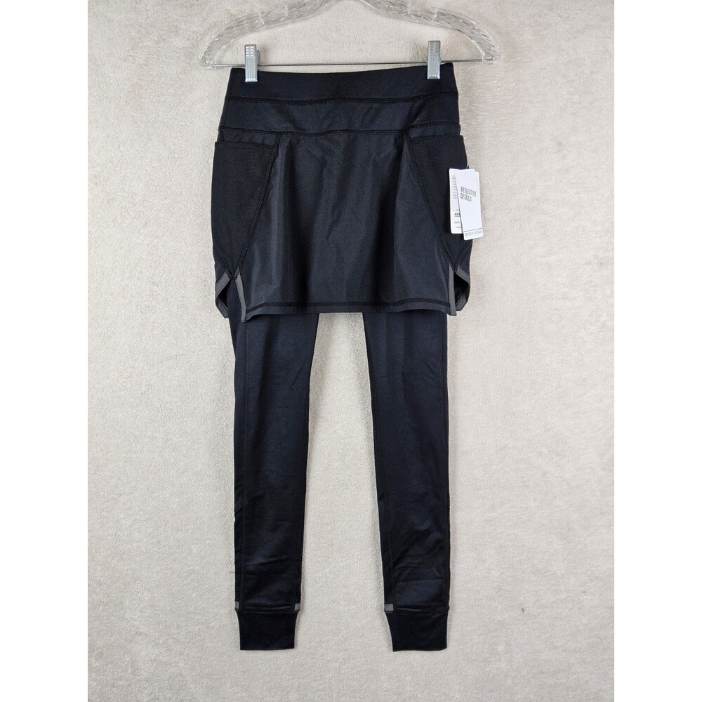 Athleta Women's Powder Peak 2 In 1 Skirted Leggings Black Size XXS